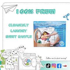 Kelee 7-in-1 Super Multi-Purpose Laundry Detergent Sheets Box