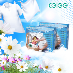 Kelee 7-in-1 Super Multi-Purpose Laundry Detergent Sheets Box